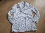 witte jas, maat L, Kleding | Dames, Jassen | Zomer, Ophalen of Verzenden, Zo goed als nieuw, Maat 38/40 (M), Wit