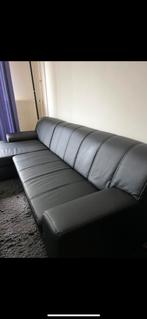 Leren Hoekbank - 3 Personen, Ophalen, 250 tot 300 cm, Gebruikt, 100 tot 125 cm