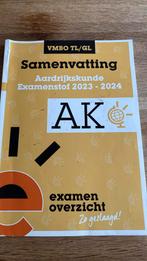 Exambundel / Samenvatting Aardrijkskunde VMBO TL/GL, Ophalen of Verzenden, Gelezen, Aardrijkskunde