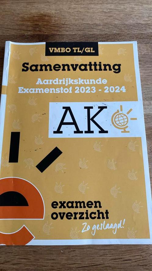 Exambundel / Samenvatting Aardrijkskunde VMBO TL/GL, Boeken, Schoolboeken, Gelezen, Aardrijkskunde, Ophalen of Verzenden
