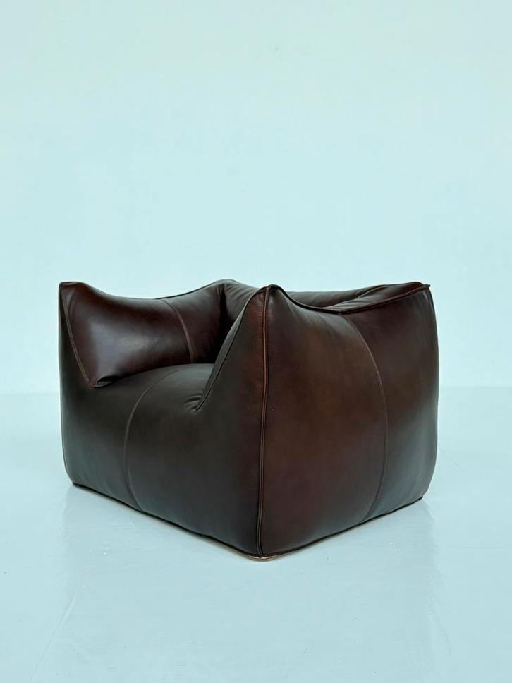 B&B Italia Bambole Fauteuil, Huis en Inrichting, Fauteuils, Zo goed als nieuw, Leer, 100 tot 125 cm, 75 tot 100 cm, Ophalen