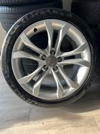 Originele Audi 18” Velgen + Continental banden, Ophalen, Banden en Velgen, 7741zt, Personenwagen