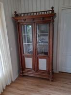 Antieke vitrinekast / kast / buffetkast / wandkast, Huis en Inrichting, Kasten | Vitrinekasten, Ophalen, 100 tot 150 cm, 150 tot 200 cm