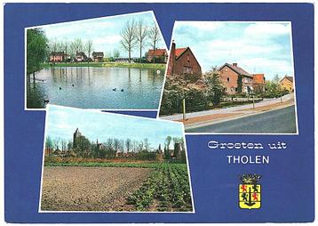 910410 Tholen Zeeland Gelopen met Postzegel  beschikbaar voor biedingen