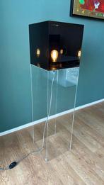 Hk living staande lamp, Zwart en transparant plexiglas, Ophalen, Kunststof, Gebruikt, Design