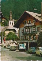 Frankrijk, Morzine met auto's , Renault 8, Renault 4, Ophalen of Verzenden, 1960 tot 1980, Gelopen, Frankrijk