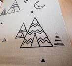 Leuke tipi tent tapijt voor kinderkamer, 150 tot 200 cm, 200 cm of meer, Ophalen of Verzenden, Zo goed als nieuw