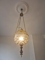 Twee Oosterse hanglampen - Filigraanwerk (90cm lang), Ophalen of Verzenden, Zo goed als nieuw, Oosters, Metaal