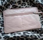 Pols / avondtasje roze leer, Sieraden, Tassen en Uiterlijk, Tassen | Damestassen, Ophalen of Verzenden, Zo goed als nieuw, Roze