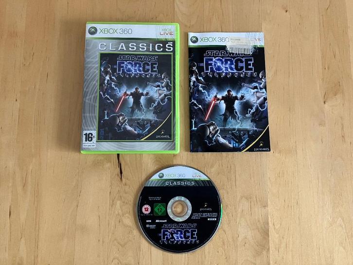 Star Wars: The Force Unleashed - Xbox 360 Classics spel, Spelcomputers en Games, Games | Xbox 360, Gebruikt, Avontuur en Actie