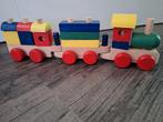 mooie houten stapel trein, Ophalen of Verzenden, Gebruikt, Overige typen
