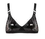 Gave lak wetlook bh zwart L XL, Kleding | Dames, Iefiel, Ophalen of Verzenden, Zwart, BH