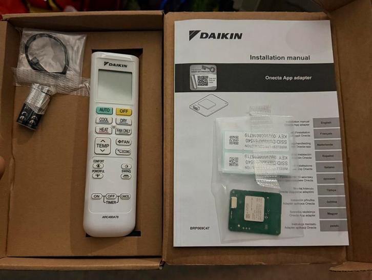 Daikin Wifi Modules  vanaf 2022/2023 Modellen, Witgoed en Apparatuur, Airco's, Nieuw, Wandairco, Minder dan 60 m³, 1 snelheid