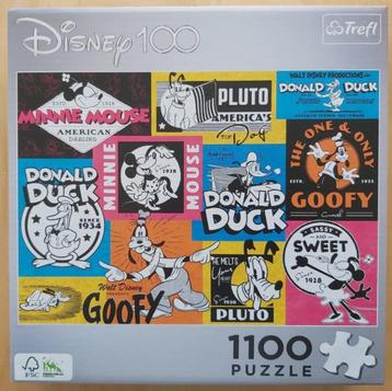 PUZZEL - DISNEY 100 - 1100 stukjes  beschikbaar voor biedingen