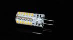 LED silica steeklamp G4 3W 12V Epistar SMD dimbaar warm wit, 30 tot 60 watt, Led-lamp, Nieuw, Bipin of Steekvoet