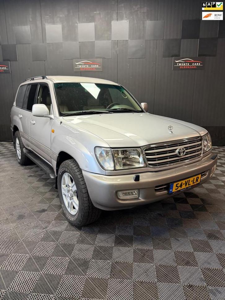 Toyota LandCruiser 100 4.2 VX LC100 | Airco | Cruise | Grijs, Auto's, Bestelauto's, Bedrijf, Te koop, 4x4, ABS, Airbags, Airconditioning