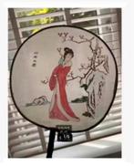 3 x Japanse waaiers, stof hout, zeer mooi, pr.p.stuk, Antiek en Kunst, Verzenden