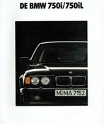 Folder BMW 750i en 750iL (1991), Verzenden, Gelezen, BMW