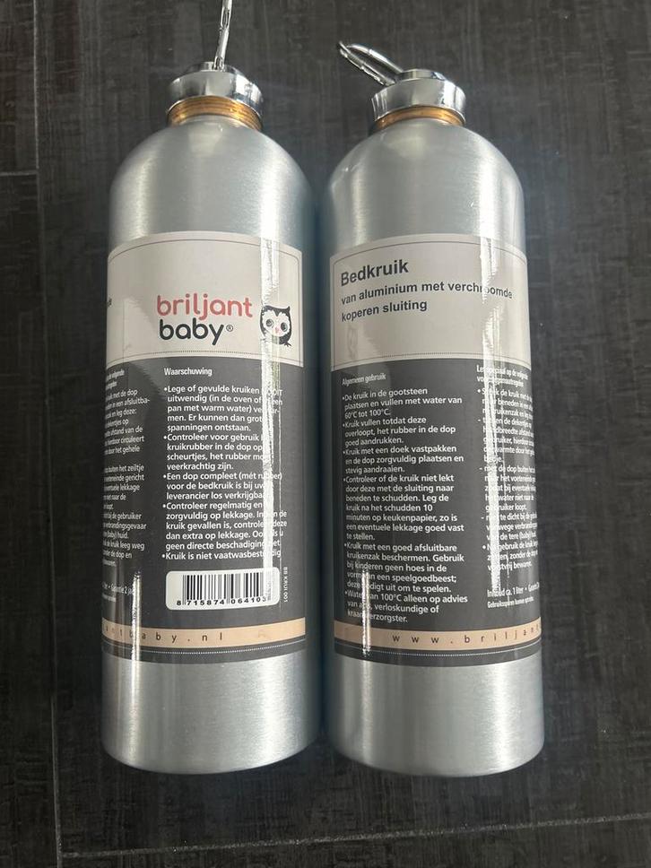 Briljant Baby Bedkruik Aluminium, Kinderen en Baby's, Babywiegjes en Ledikanten, Nieuw, Overige typen, Ophalen of Verzenden
