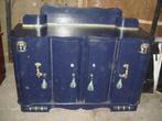 dressoir  blauw met goedkleurig, Ophalen, Gebruikt, 25 tot 50 cm, 150 tot 200 cm