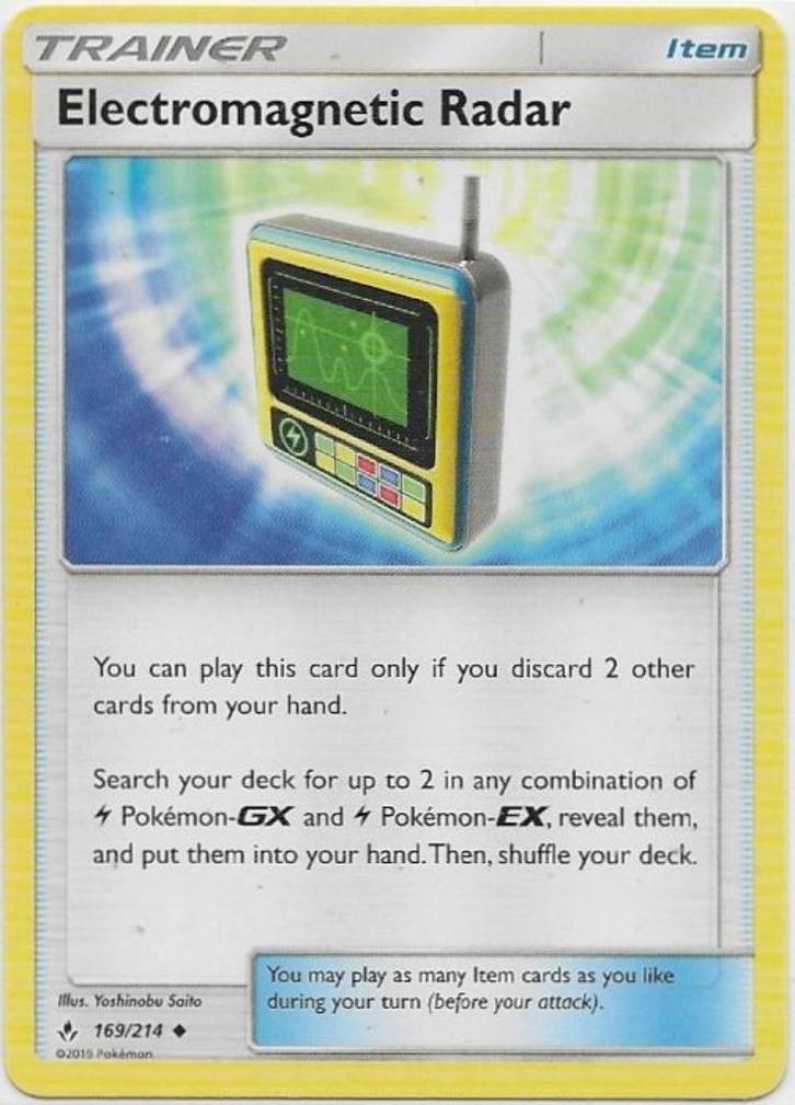 Unbroken Bonds,  Electromagnetic Radar [uncommon] 169/214, Hobby en Vrije tijd, Verzamelkaartspellen | Pokémon, Nieuw, Losse kaart
