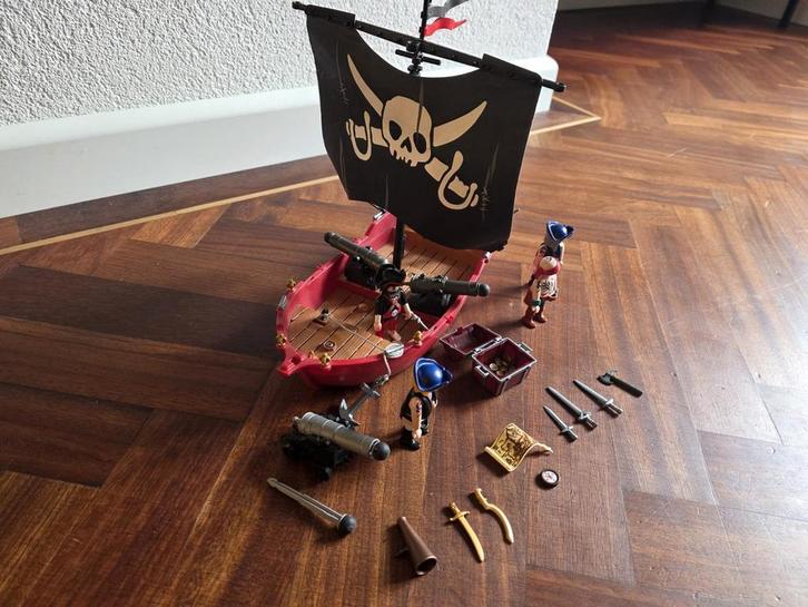 Playmobil Piraten Zeilboot 5298 - Bijna Compleet!, Kinderen en Baby's, Speelgoed | Playmobil, Gebruikt, Complete set, Ophalen
