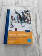 Wat is onderzoek? - Praktijkboek methoden en technieken, Ophalen of Verzenden, Zo goed als nieuw, HBO