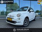 Fiat 500 C 0.9 TwinAir Turbo Lounge - Navi - Climate - OrgNL, Stof, Gebruikt, Cabriolet, Wit