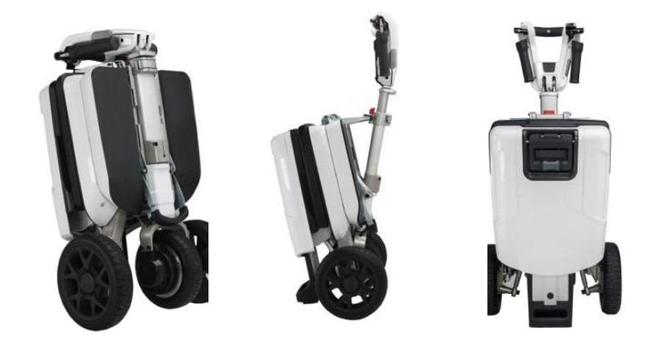 Te Koop: Travel mate, opvouwbare scootmobiel lichtgewicht, Diversen, Brommobielen en Scootmobielen, Zo goed als nieuw, Overige merken