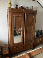 Antieke kast met spiegel, Antiek en Kunst, Antiek | Meubels | Kasten, Ophalen