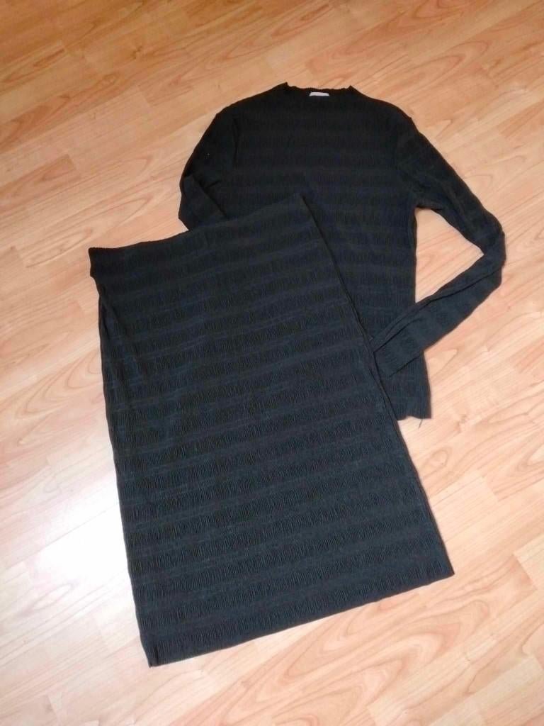 H&M co ord set zwart maat Medium, Maat 38/40 (M), H&M, Zwart, Ophalen of Verzenden