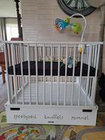 Bobita box met lade incl. matras en boxmobiel, Kinderen en Baby's, Boxen, Ophalen, Gebruikt, In hoogte verstelbaar