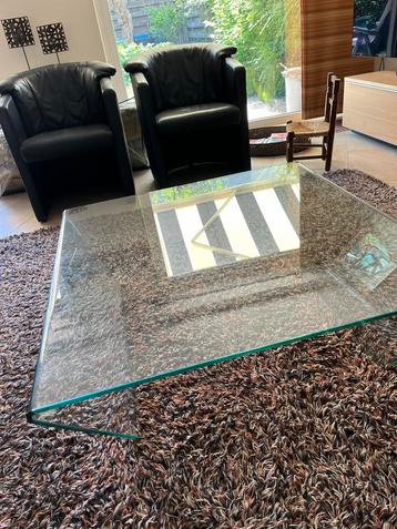 Salontafel en kleintafeltje, glas, onbeschadigd  beschikbaar voor biedingen