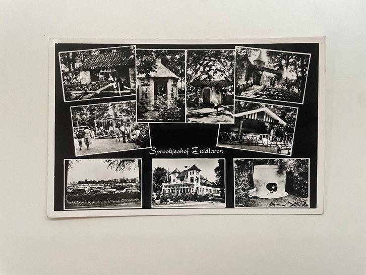 D861 Oude ansichtkaart Drenthe : Sprookjeshof Zuidlaren, Verzamelen, Ansichtkaarten | Nederland, Ongelopen, Drenthe, 1940 tot 1960