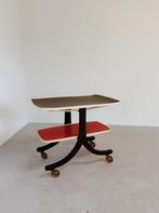 VINTAGE SERVEERWAGEN MET FORMICA BLAD, Ophalen, Kunststof, Gebruikt, 100 tot 150 cm