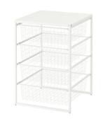 Ikea Boaxel, Ophalen, 50 tot 100 cm, Zo goed als nieuw, 3 of 4 laden