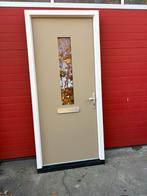 Voordeurkozijn met hr++ glas, Doe-het-zelf en Verbouw, Kunststof, Deurkozijn, Zo goed als nieuw, Inclusief glas