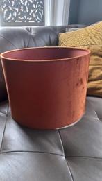 Lampenkap Ø35x25cm oranje terra roestbruin, Huis en Inrichting, Lampen | Lampenkappen, Ophalen of Verzenden, Zo goed als nieuw