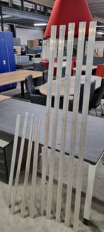 9 STUKS ALUMINIUM PROFIELEN 46 MM BREED LENGTE 175/100 CM, Ophalen, Nieuw, X, X