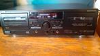 JVC  TD-W364 dubbel cassettedeck, Ophalen of Verzenden, Dubbel, JVC, Auto-reverse