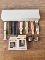 Apple Watch series 4 40mm met 7 banden en 4 cases, Sieraden, Tassen en Uiterlijk, Smartwatches, Apple Watch ⌚️, Zwart, IOS, Ophalen of Verzenden