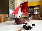 Playmobil Piratenschip met speelfiguren en extra boot - 3900, Kinderen en Baby's, Speelgoed | Playmobil, Complete set, Gebruikt