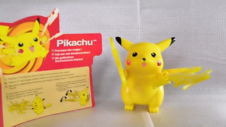 Pokémon Pikachu Combat Figure van Hasbro jaar 2000, Verzamelen, Poppetjes en Figuurtjes, Zo goed als nieuw, Ophalen