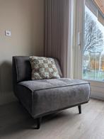 Woood statement fauteuil, Huis en Inrichting, Fauteuils, Ophalen, Zo goed als nieuw, 75 tot 100 cm, Leer