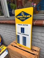 Vintage Goodyear Pneus Emaille Reclame Bord, Verzamelen, Reclamebord, Gebruikt, ., Ophalen of Verzenden