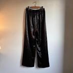 Lange satijnen broek maat S, Zwart, Ophalen of Verzenden, Zo goed als nieuw, Vintage
