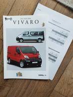 Opel Vivaro brochure 2000 + prijslijst, Boeken, Auto's | Folders en Tijdschriften, Nieuw, Opel, Ophalen of Verzenden, Opel