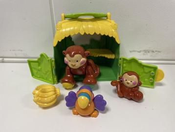 Fisher-Price Jungle Apen Speelset met Vogel en Bananen beschikbaar voor biedingen