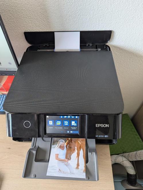 Epson All in One & Fotoprinter XP-8700 izgst incl inkt, Computers en Software, Printers, Zo goed als nieuw, Fotoprinter, Inkjetprinter