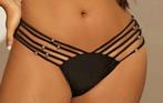 NIEUW! Shein; Sxy bikini-broekje met veel details; maat 3XL, Kleding | Dames, Badmode en Zwemkleding, Verzenden, Zwart, Nieuw